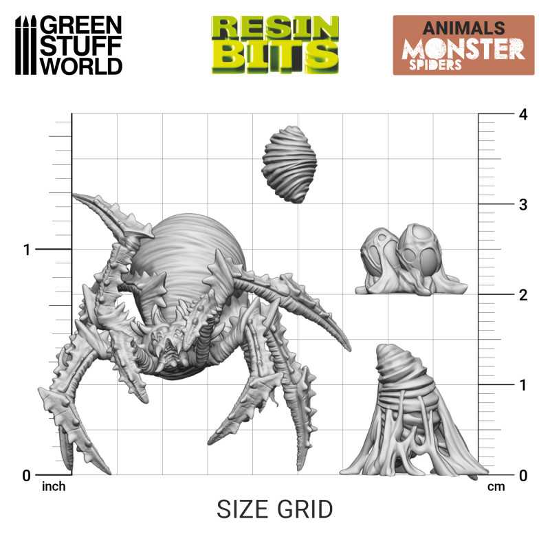 GSW Resin Basing Set - Monster Spiders - Image 3