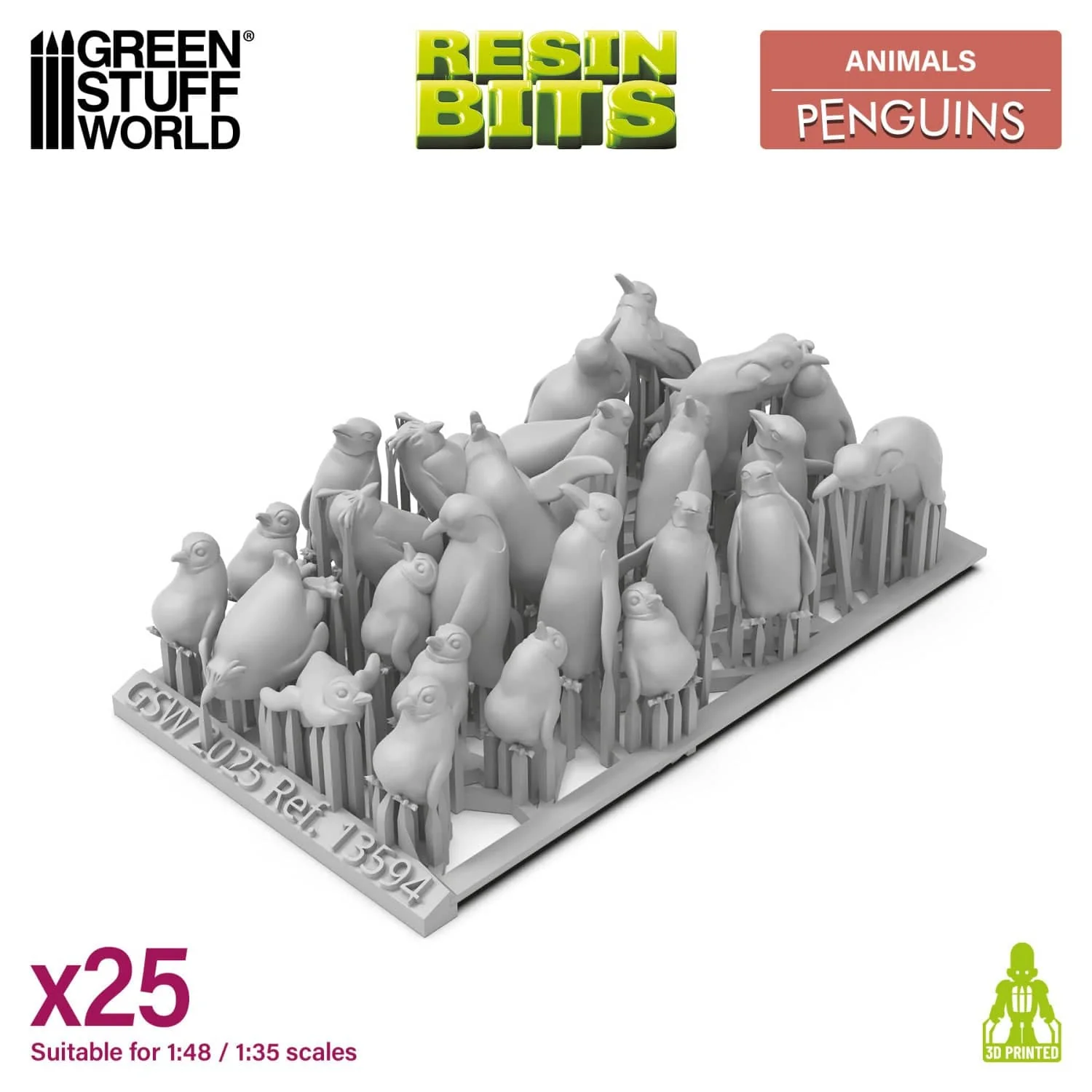 GSW Resin Basing Set - Penguins - Image 2