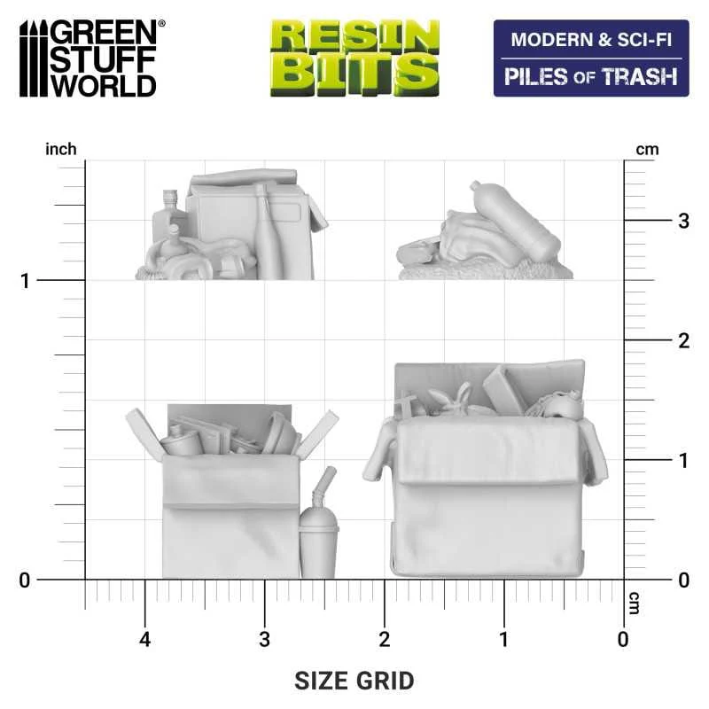 GSW Resin Basing Set - Piles of Trash - Image 2