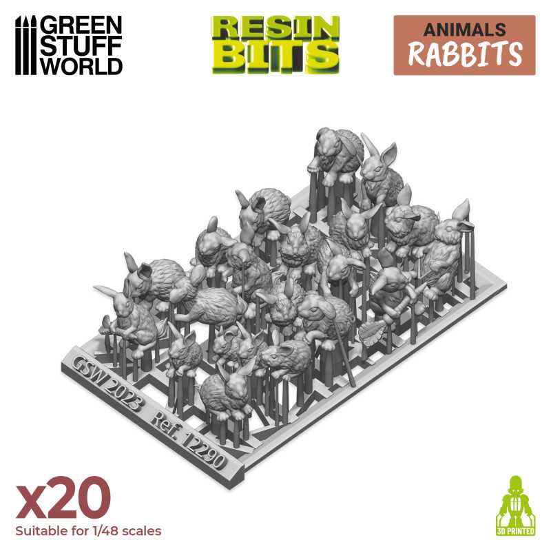 GSW Resin Basing Set - Rabbits - Image 2