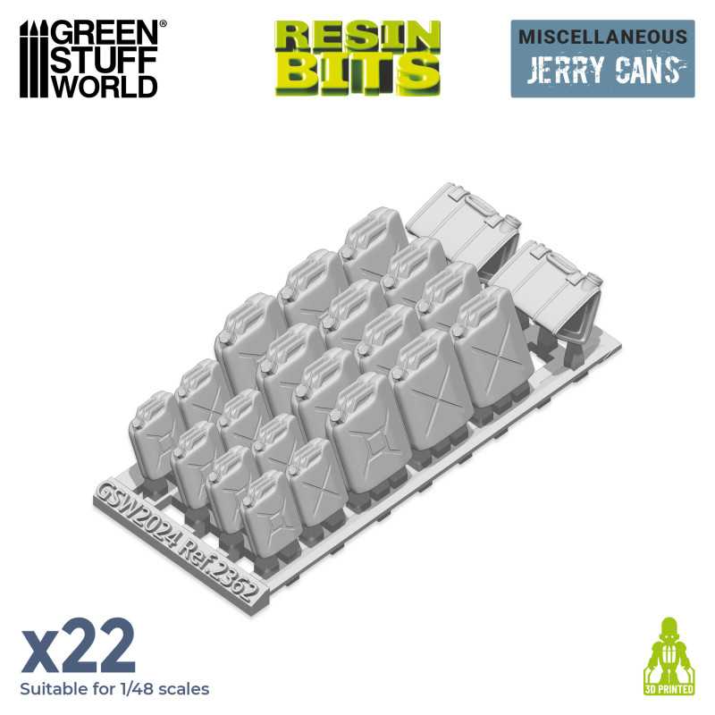GSW Resin Basing Set - Resin Jerry Cans - Image 2