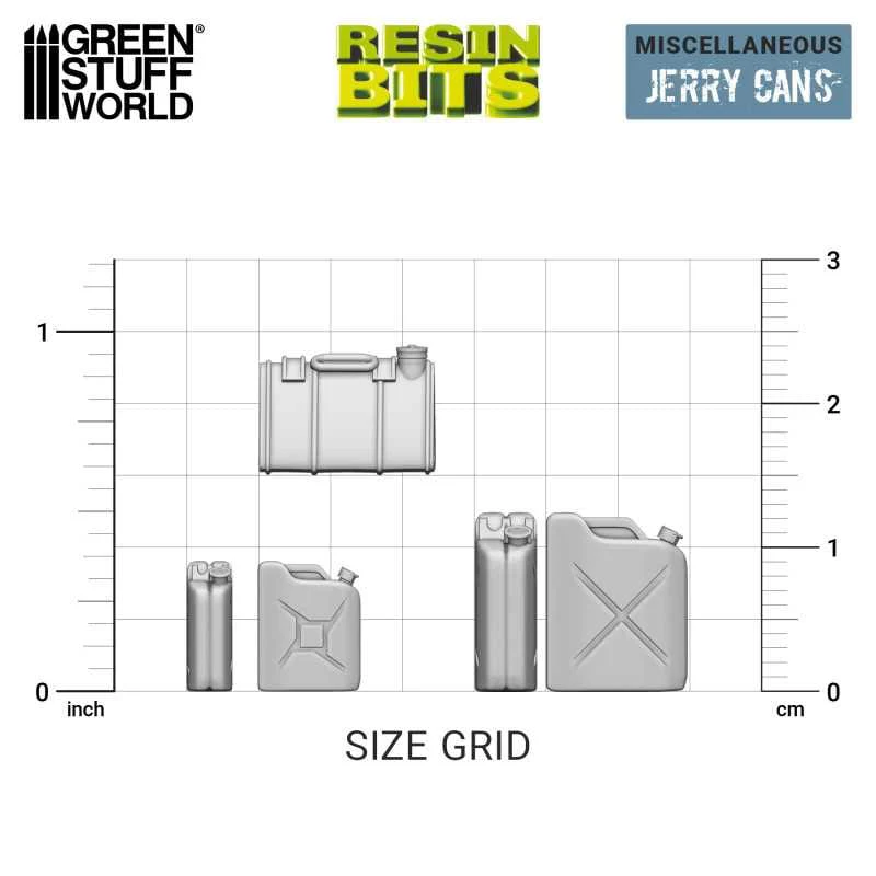 GSW Resin Basing Set - Resin Jerry Cans - Image 3