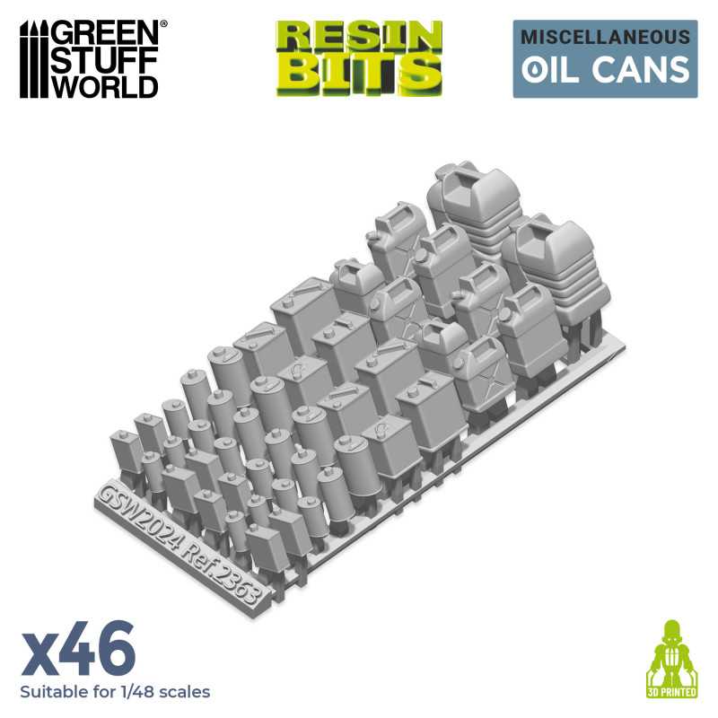 GSW Resin Basing Set - Resin Oil Cans - Image 2