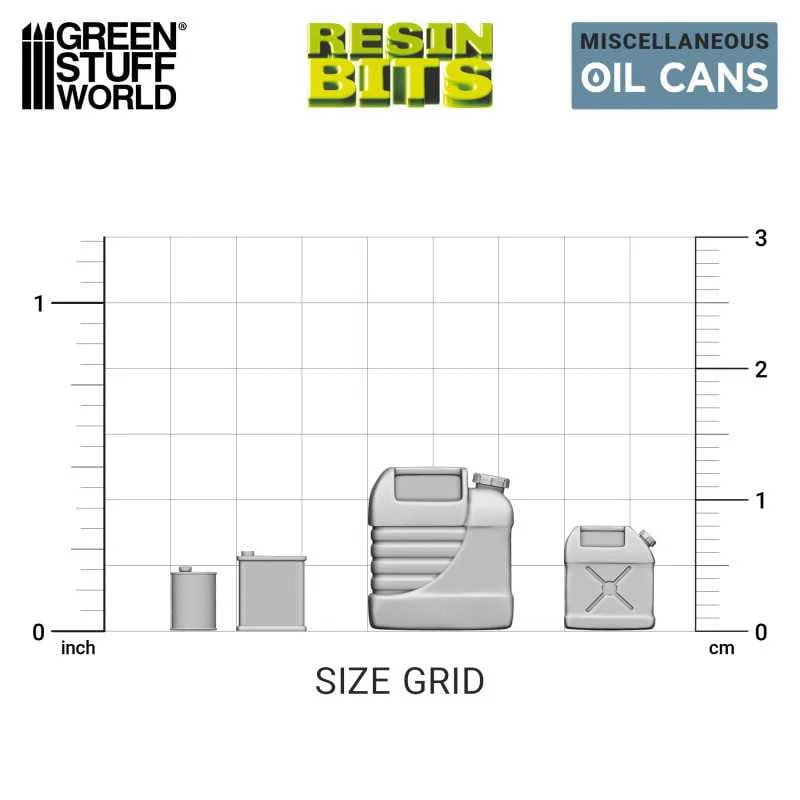 GSW Resin Basing Set - Resin Oil Cans - Image 3