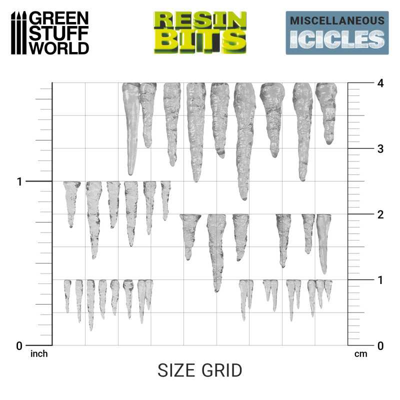 GSW Resin Basing Set - Resin Stalactites and Icicles - Image 2