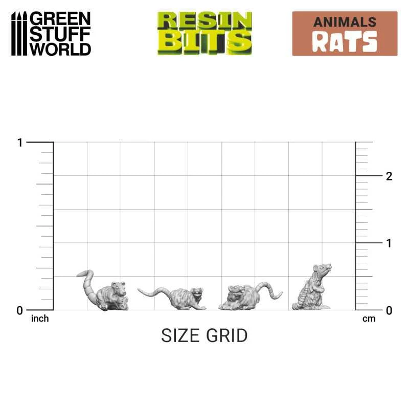 GSW Resin Basing Set - Small Rats - Image 2