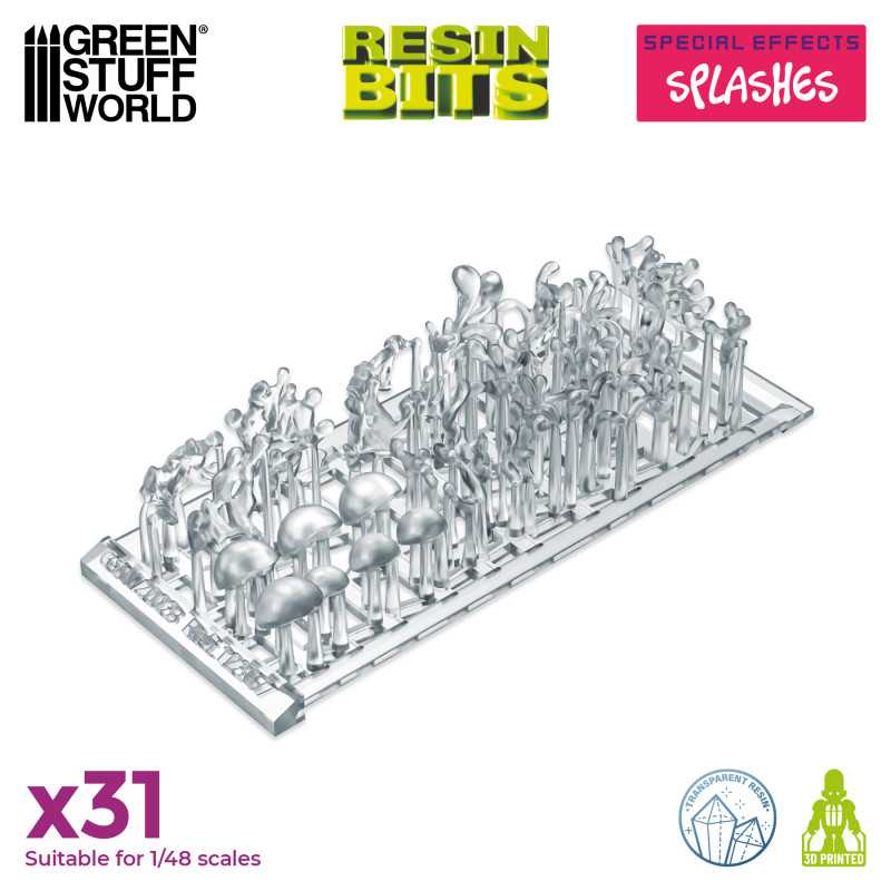 GSW Resin Basing Set - Splash Special Effects Clear Plastic - Image 2