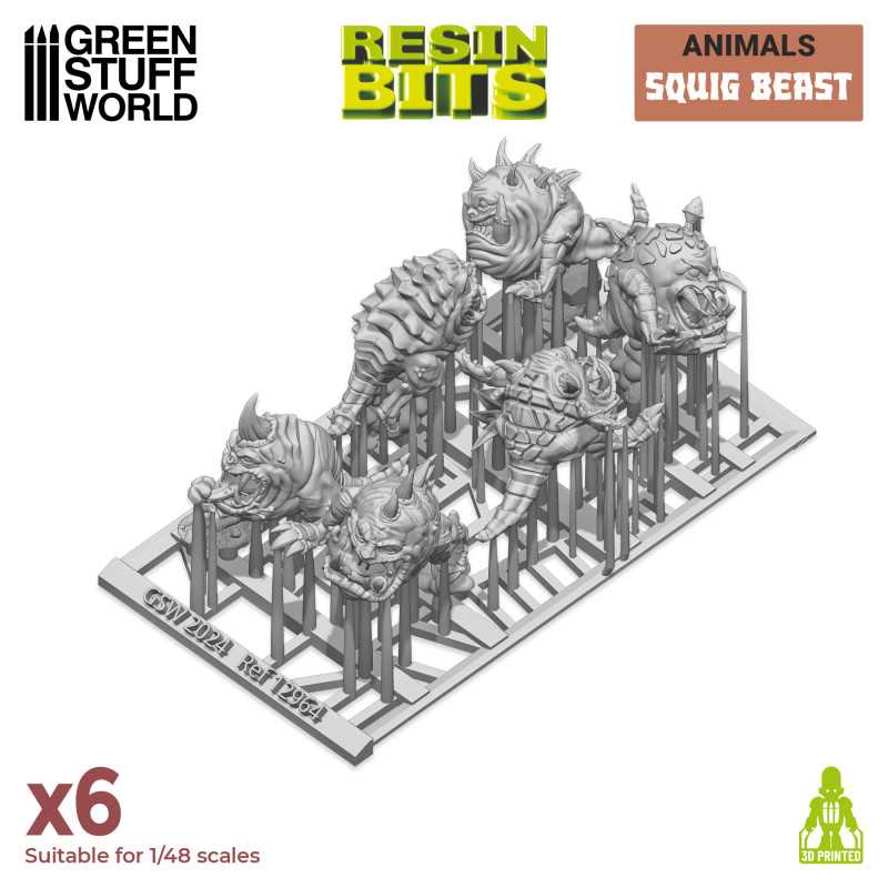 GSW Resin Basing Set - Squig Beasts - Image 2