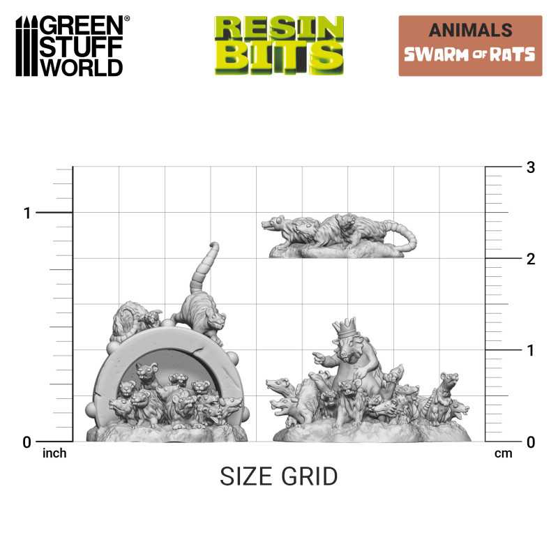 GSW Resin Basing Set - Swarm of Rats - Image 2