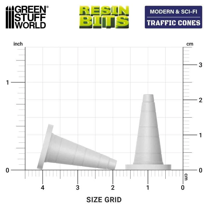GSW Resin Basing Set - Traffic Cones 1:35 - Image 2