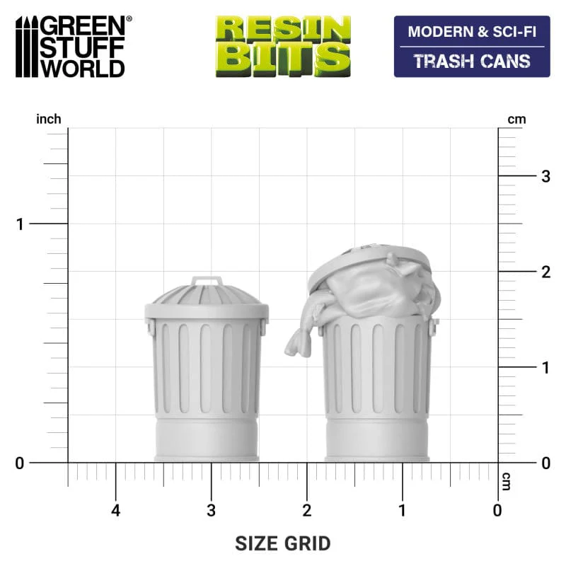 GSW Resin Basing Set - Trash Cans - Image 2
