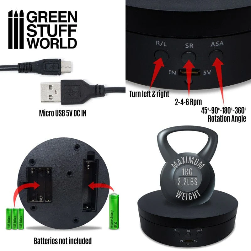 GSW Rotating Display Turntable - 136mm - Image 3