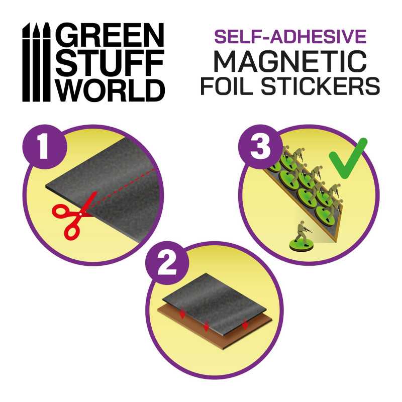 GSW Rubber Steel Adhesive Sheet A4 x1 - Image 2