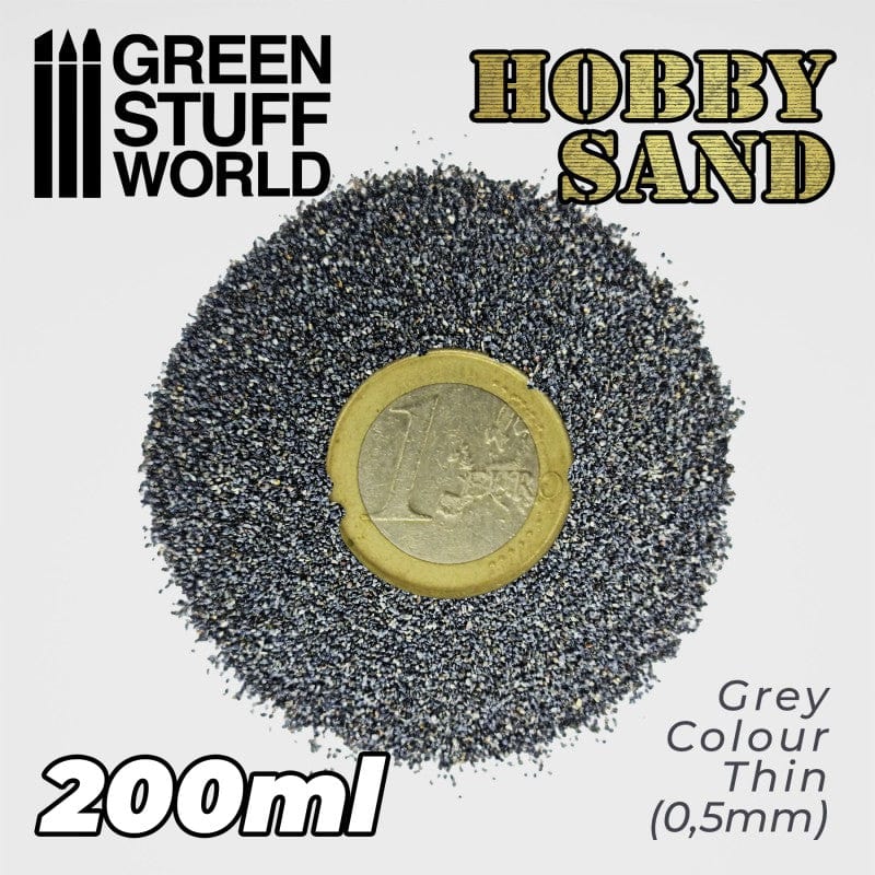 GSW Hobby Sand - Thin Dark Grey - 200ml - Image 2