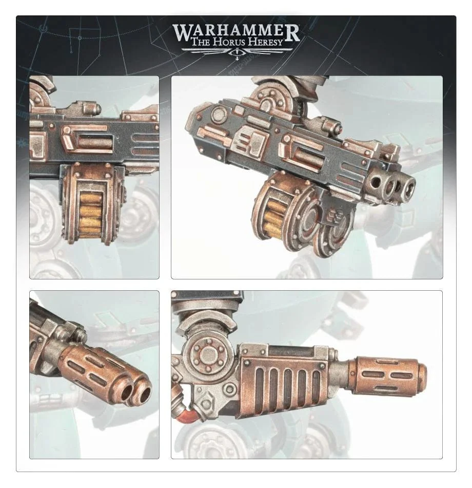 Horus Heresy: Legiones Astartes Contemptor Dreadnought Weapons Frame 1 - Image 3