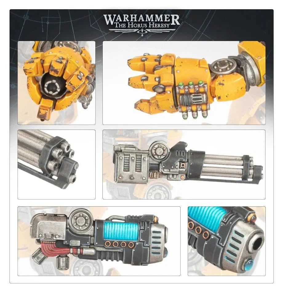 Horus Heresy: Legiones Astartes Contemptor Dreadnought Weapons Frame 2 - Image 2