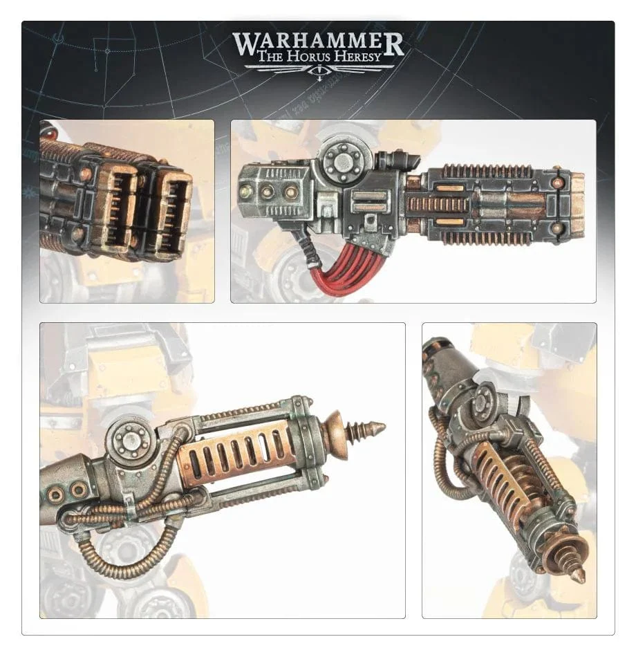 Horus Heresy: Legiones Astartes Contemptor Dreadnought Weapons Frame 2 - Image 3