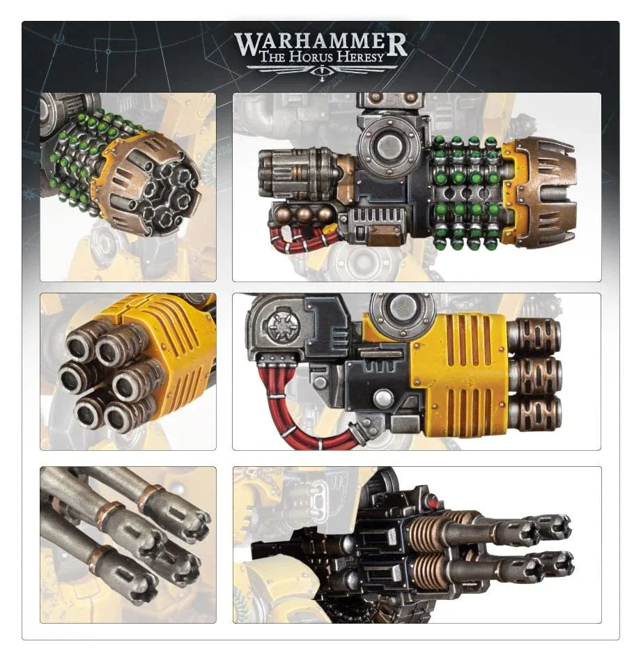 Horus Heresy: Legiones Astartes Leviathan Siege Dreadnought Ranged Weapons Frame - Image 3