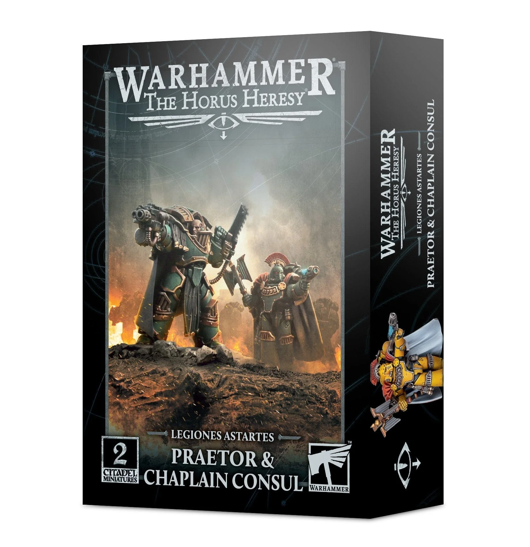 Horus Heresy: Legiones Astartes Cataphractii Praetor & Chaplain Consul