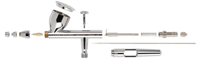 IWATA Eclipse HP-CS Gravity Feed Dual Action Airbrush - Image 4