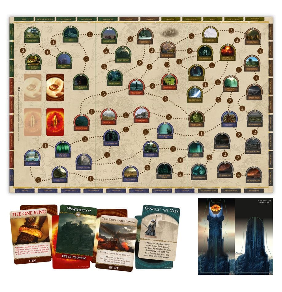 Lord of the Rings: Quest to Mount Doom Boardgame (ENGLISH) - Image 3