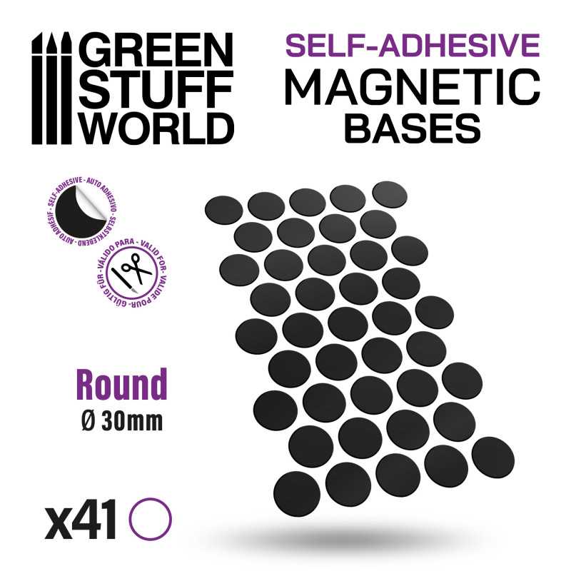 GSW Magnetic Adhesive Sheets - Precut Sizes - 30mm