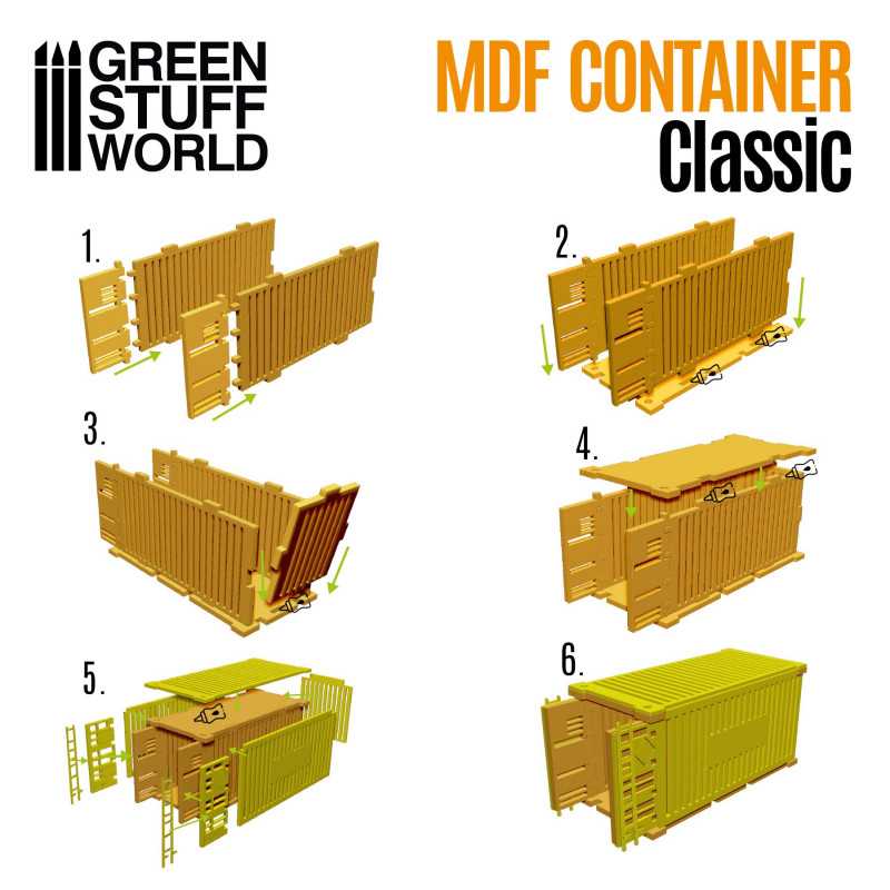 GSW MDF Diorama kit - Classic Shipping Container - Image 2