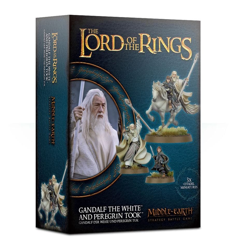 Middle-earth Gandalf the White & Peregrin Took