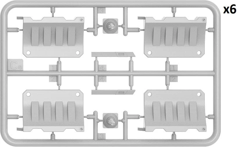 MiniArt - 1/35 Plastic Barrier set - Image 2