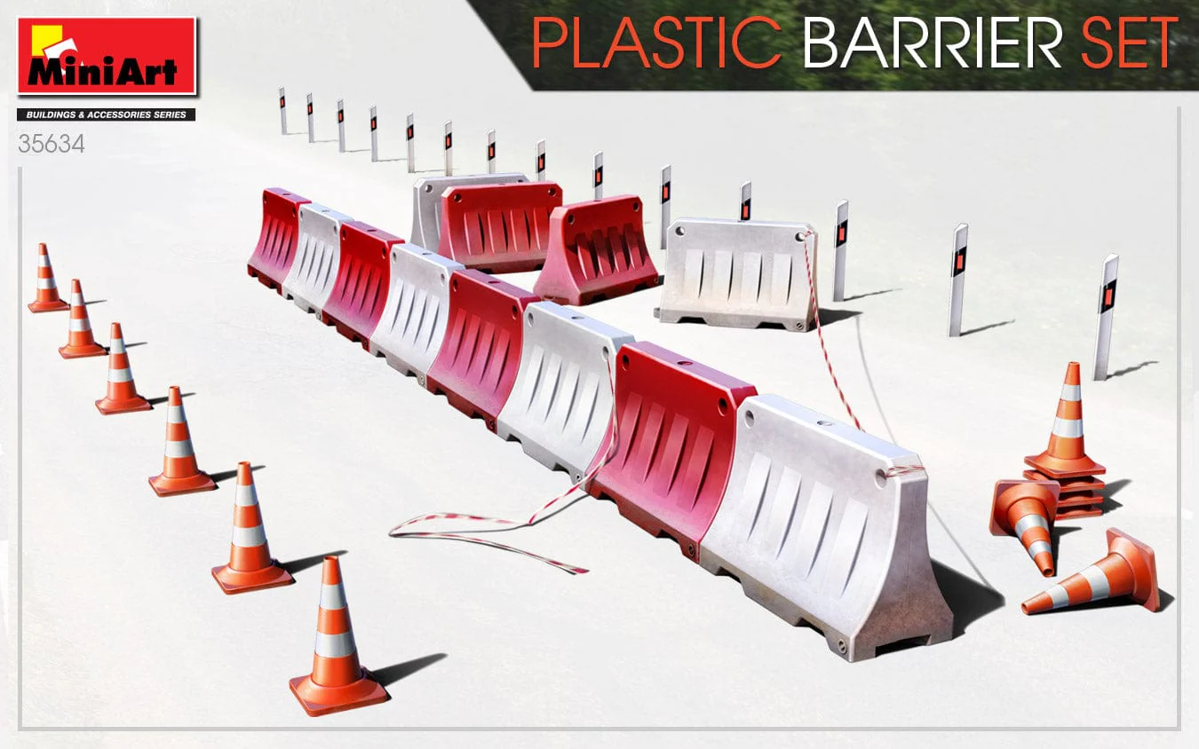 MiniArt - 1/35 Plastic Barrier set - Image 3