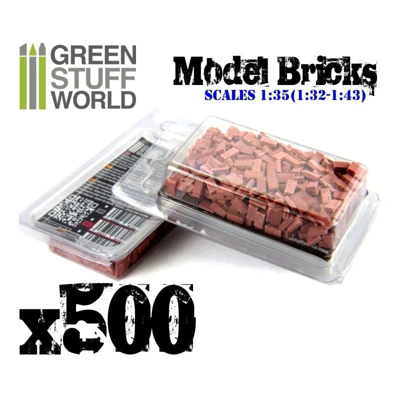 GSW Miniature Model Bricks - Ceramic Red x500 - Image 2