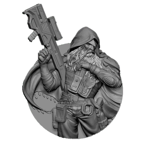 Monument Hobbies Pro Acryl Texture Trainer #2 - The Hunter - Image 2