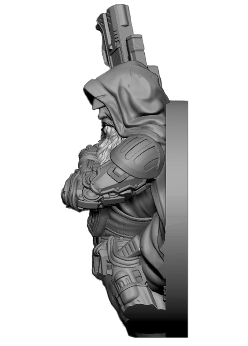 Monument Hobbies Pro Acryl Texture Trainer #2 - The Hunter - Image 3