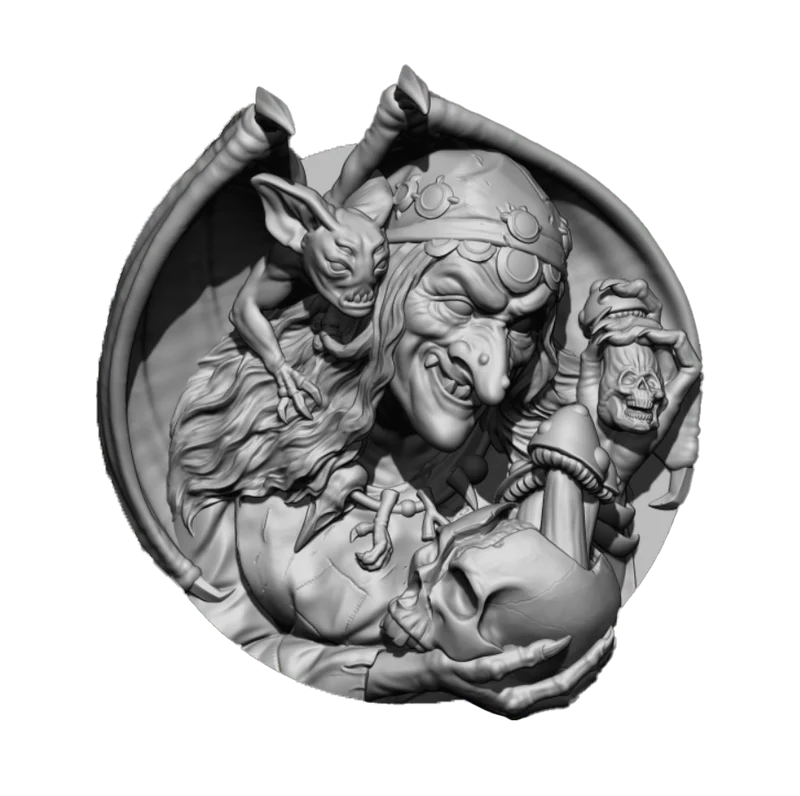 Monument Hobbies Pro Acryl Texture Trainer #3 - The Crone - Image 2