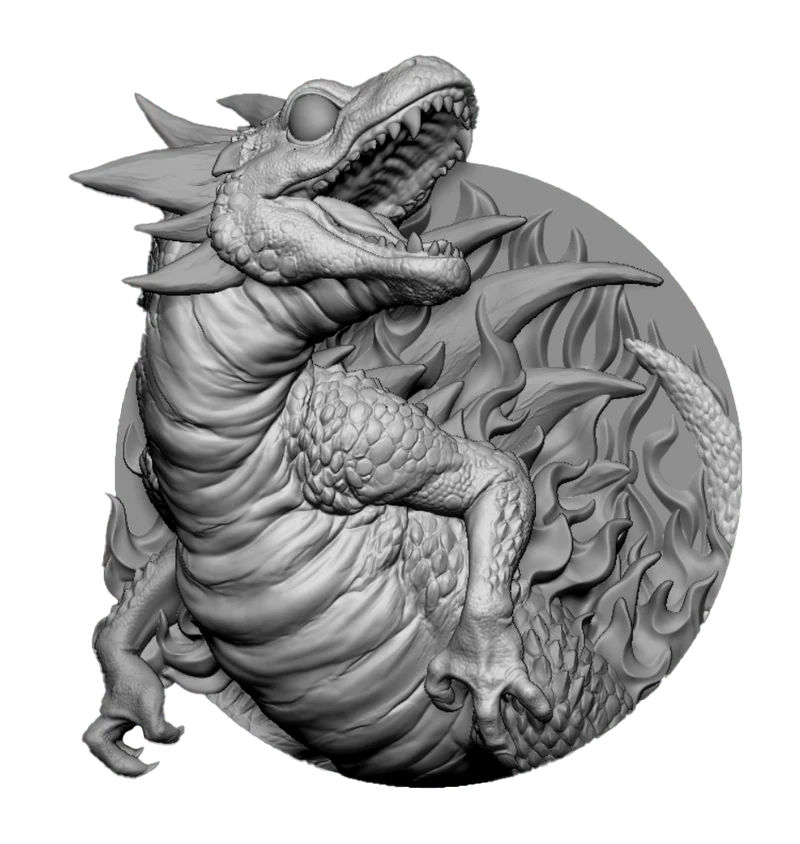 Monument Hobbies Pro Acryl Texture Trainer #4 - The Salamander - Image 2