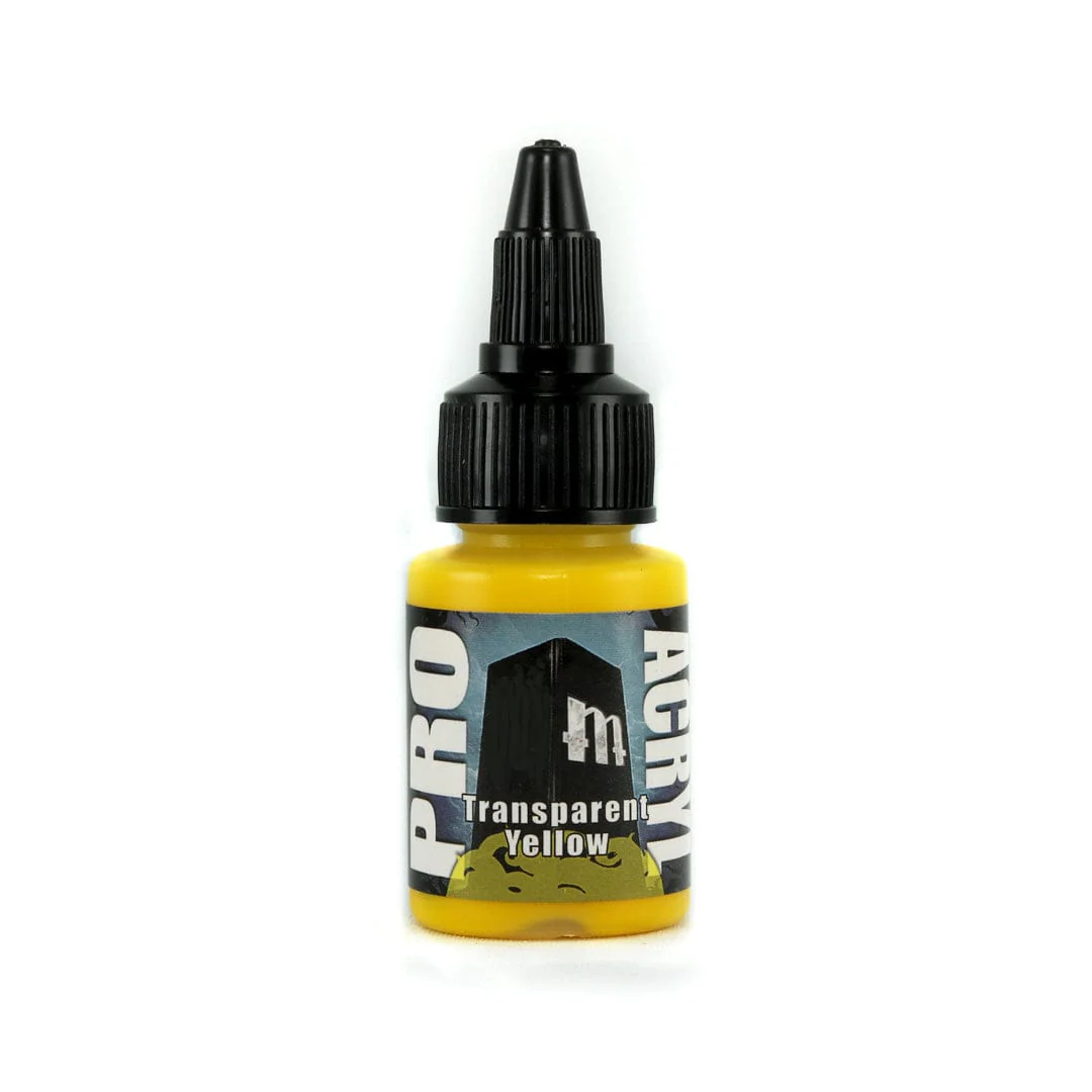 Monument Hobbies Pro Acryl - Transparent Yellow 22ml