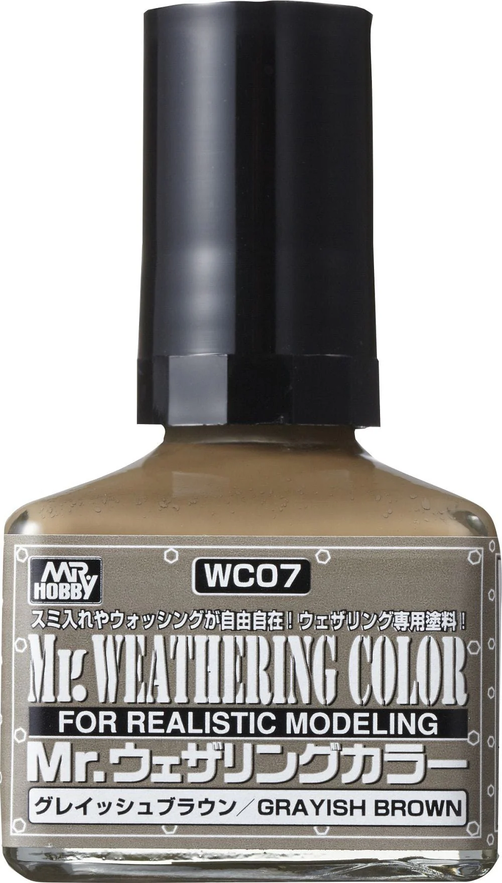 Mr Hobby Mr. Weathering Color - Grayish Brown - 40ml