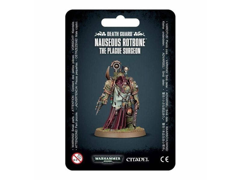 Death Guard Nauseous Rotbone, the Plague Surgeon