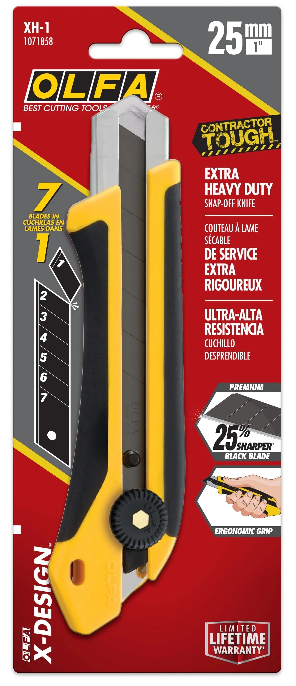 OLFA X-Design Fiberglass Utility Knife with Ratchet - Image 2