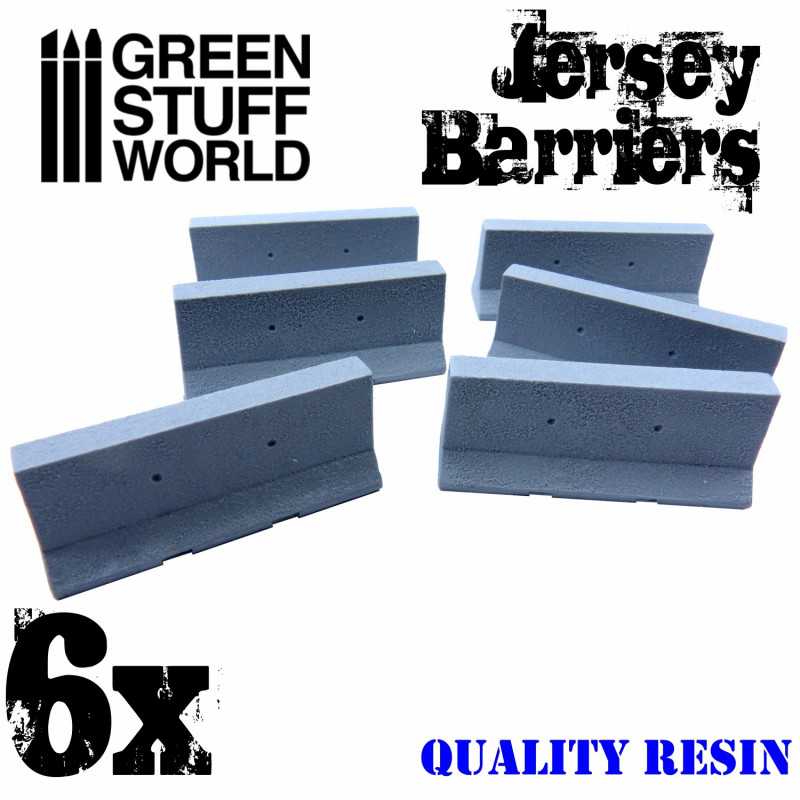 GSW Resin Basing Set - Jersey Barriers x6 - Image 2