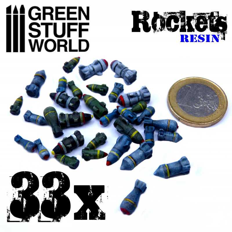 GSW Resin Basing Set - Rockets & Missiles - Image 2