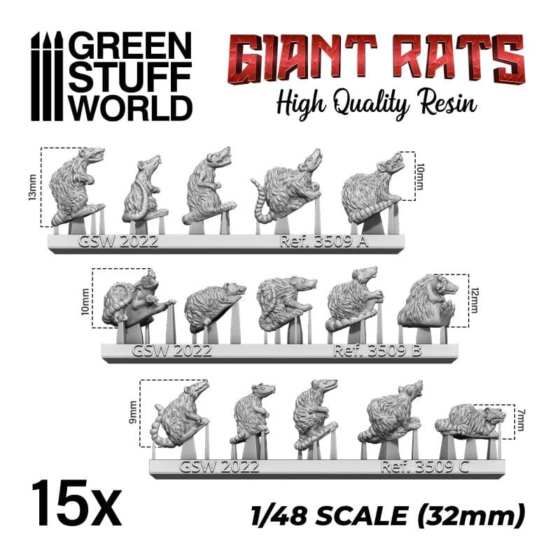 GSW Resin Giant Rats - Image 2