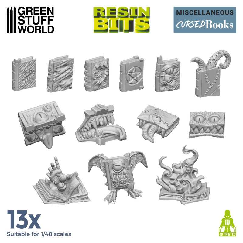 GSW Resin Miniature Books - Cursed