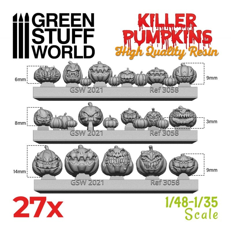 GSW Resin Miniature Killer Pumpkins - Small - Image 2