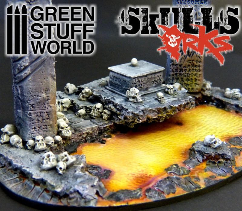GSW Resin Skulls - Ork Skulls x50 - Image 2