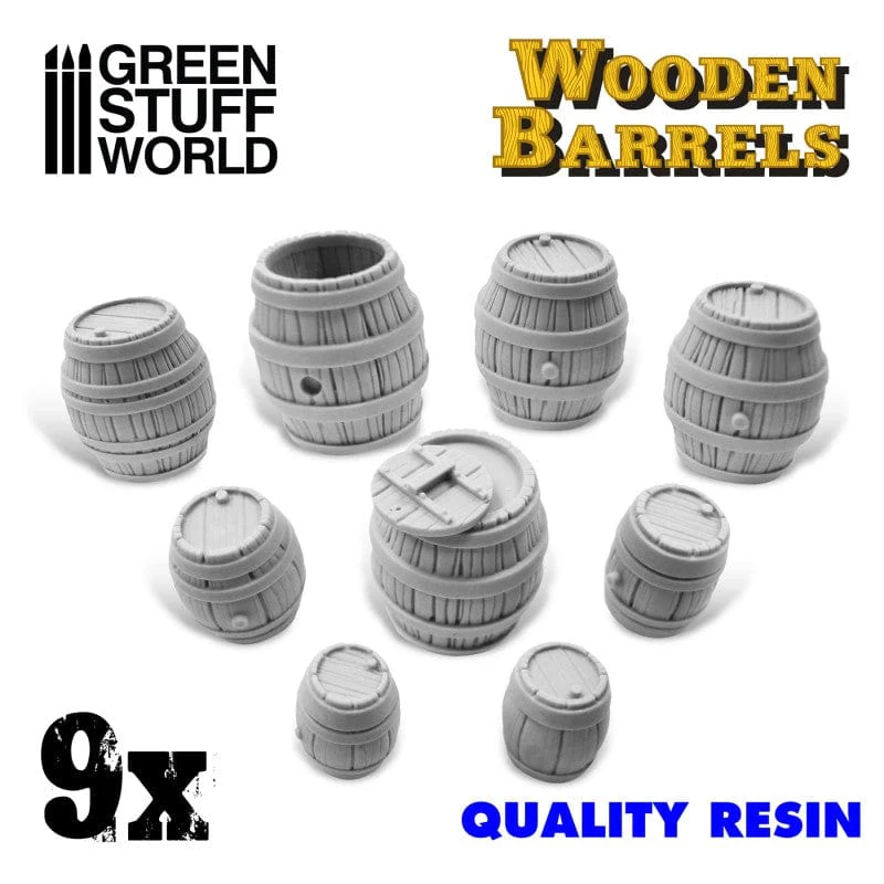 GSW Resin Wooden Barrels set - Image 2