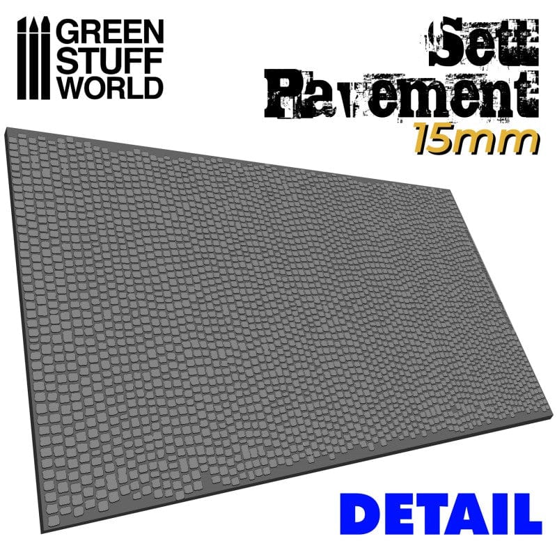 GSW Rolling Pin - Sett Pavement 15mm - Image 2