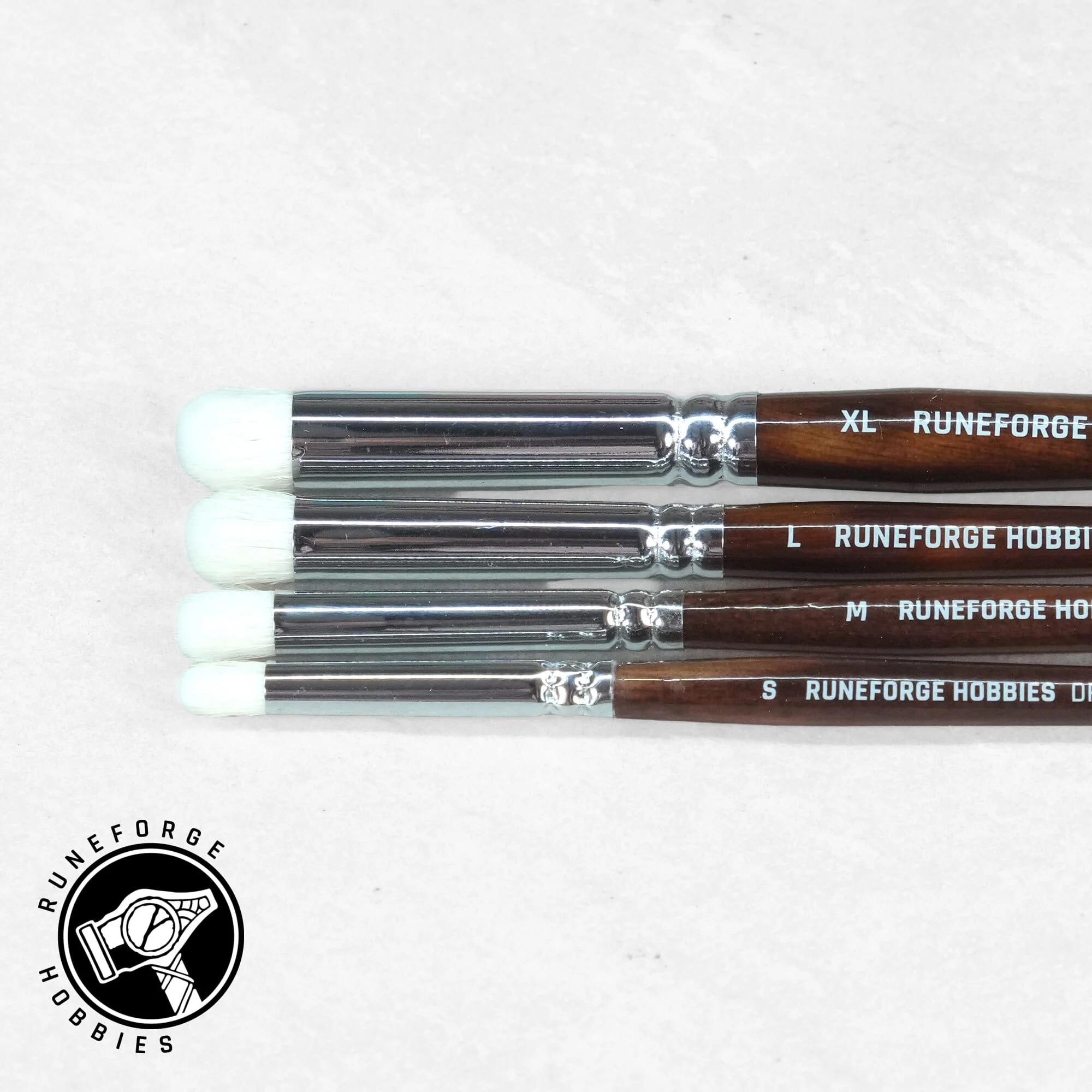 Runeforge Hobbies Natural Dry Brush SET - S, M, L, XL - Image 2