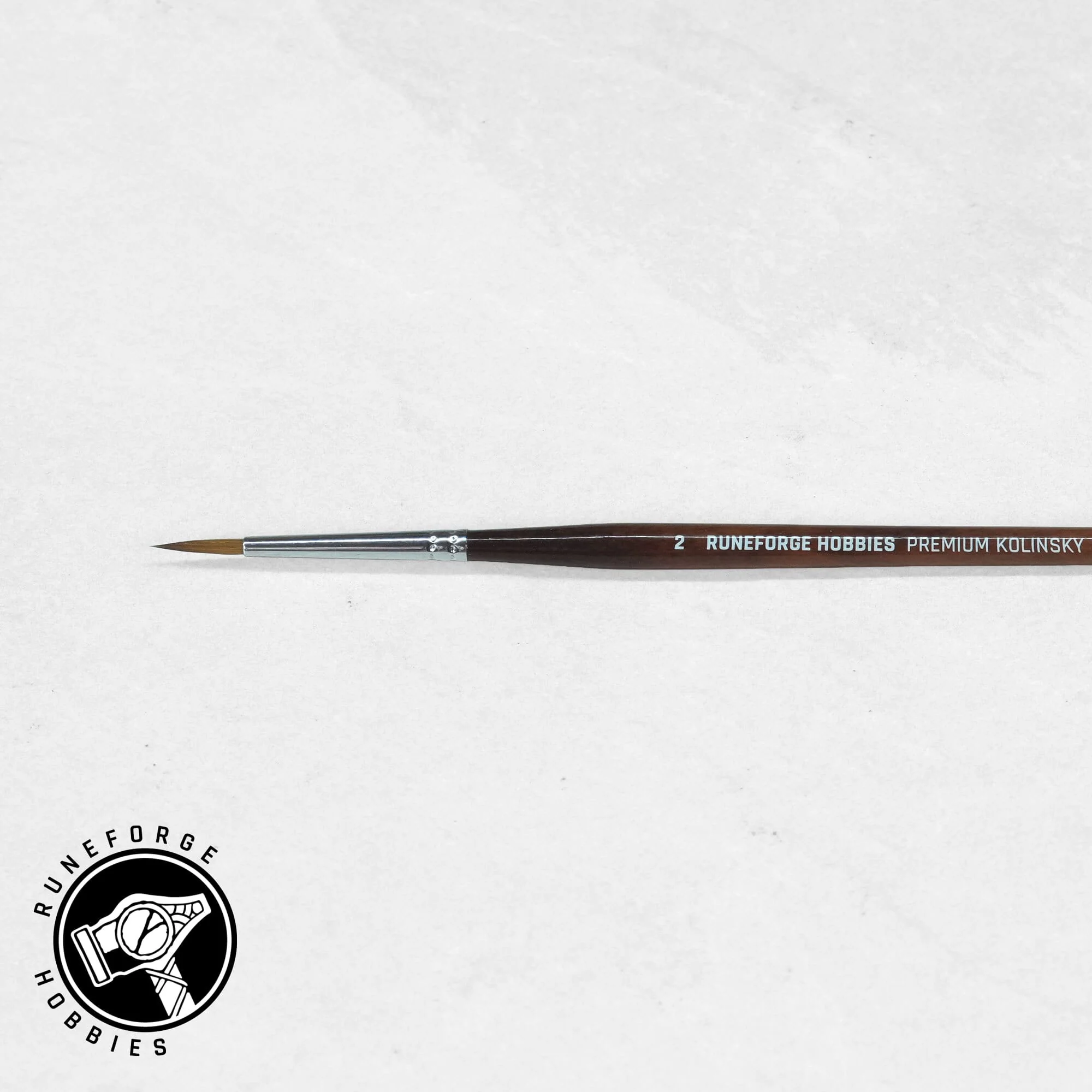 Runeforge Hobbies Premium Kolinsky Brushes - Size 2 - Image 2
