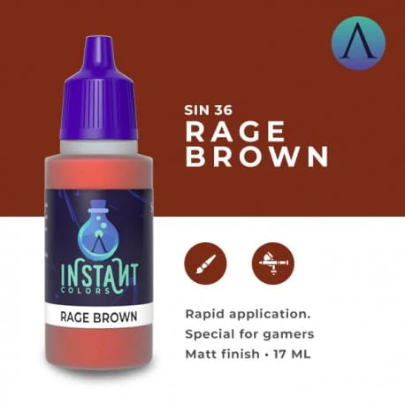 Scale 75 Instant Colors 17ml - Rage Brown